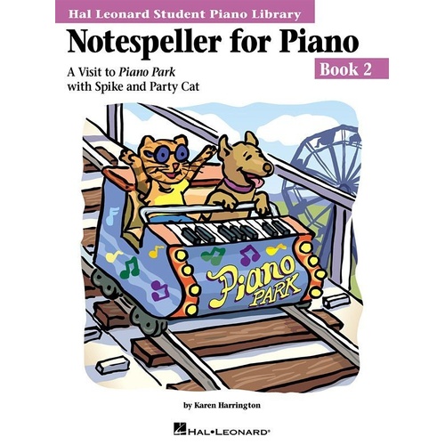 Hal Leonard Notespeller Book 2 for Piano, 32 Pages, Music Reading and Writing Exercises, Adventure Theme