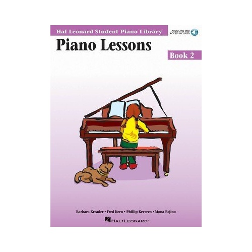 Piano Lessons Book 2 with Audio and MIDI Access by Hal Leonard