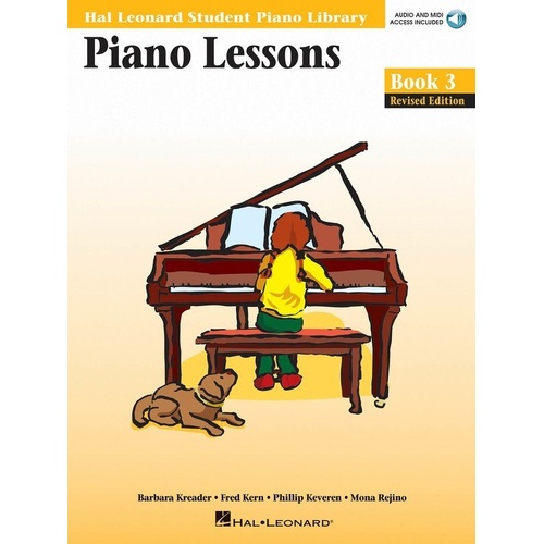Piano Lessons Book 3 with Audio and MIDI Access, Hal Leonard, 56 Pages