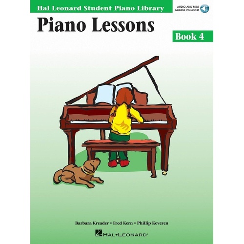 Piano Lessons Book 4 with Audio and MIDI Access