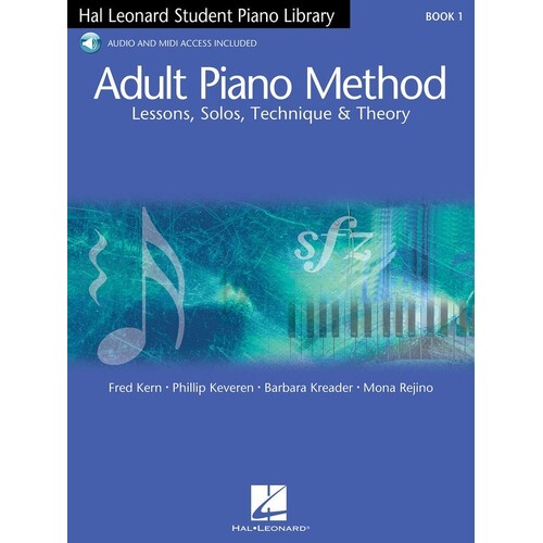 HLSPL Adult Piano Method Book 1 Book/Online Audio (Softcover Book/Online Audio)