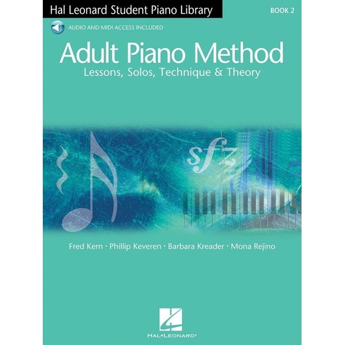 Adult Piano Method Book 2 with Online Audio by Hal Leonard