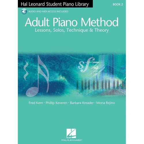 Adult Piano Method Book 2 with Online Audio by Hal Leonard
