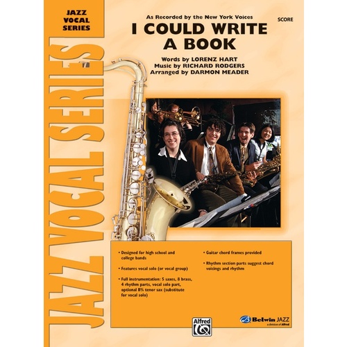 I Could Write A Book Junior Ensemble Gr 4 Conductor Score