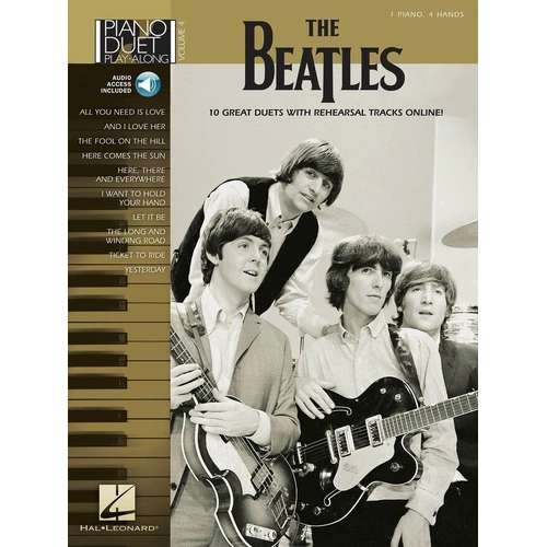 The Beatles Piano Duet Playalong Volume 4 Book with Audio Tracks