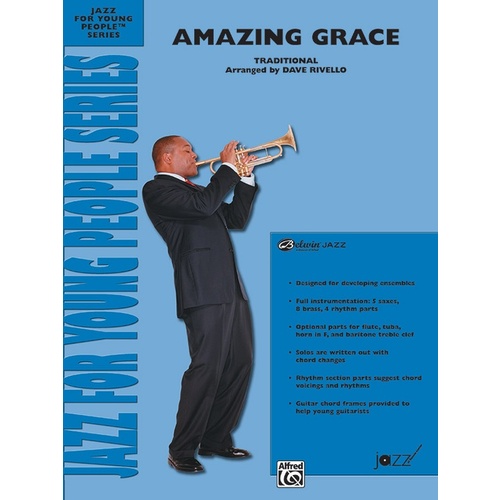 Amazing Grace Jazz Ensemble Sheet Music Grade 3