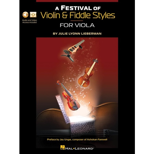 A Festival Of Violin and Fiddle Styles For Viola Book/Olm
