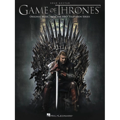 Game of Thrones Solo Guitar Tab by Hal Leonard - 48 Pages, Standard Notation & TAB, 11 Songs from HBO Series