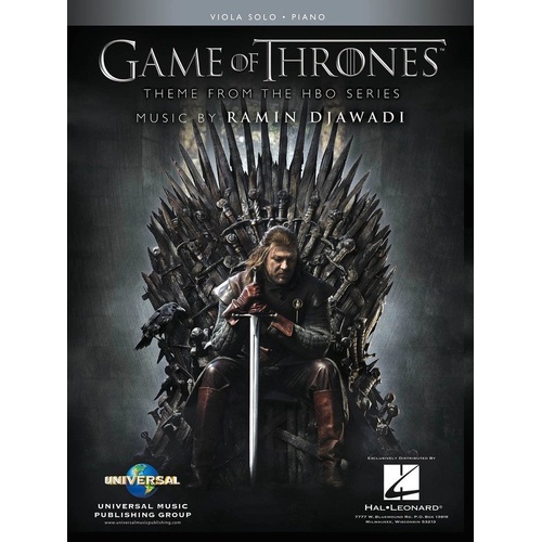 Game of Thrones for Viola and Piano - Hal Leonard, 8 Pages