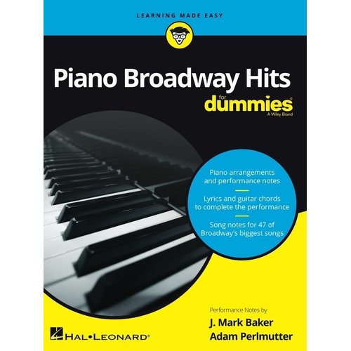 Piano Broadway Hits for Dummies PVG