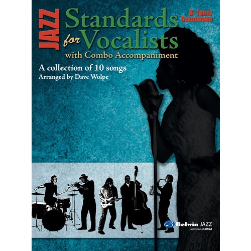 Jazz Standards For Vocalists Tenor Sax