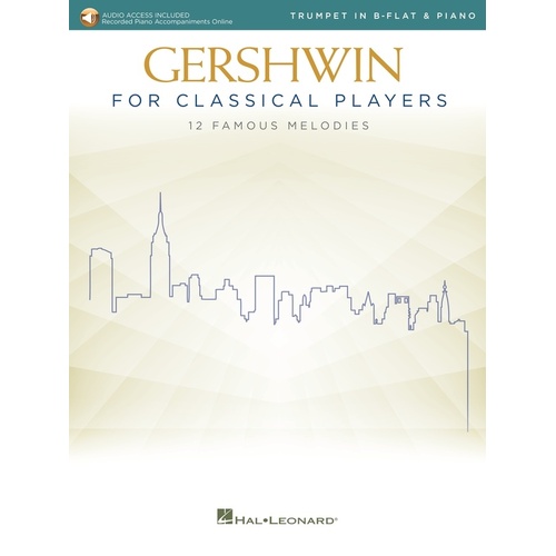 Gershwin For Classical Players Trumpet/Piano Book/Online Audio