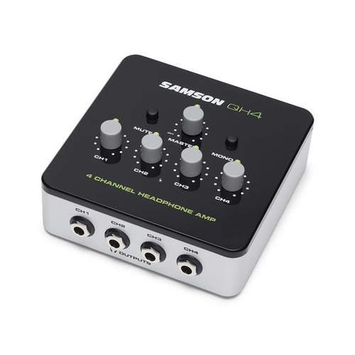 Samson Audio : QH4 Samson 4 Channel Headphone Amp