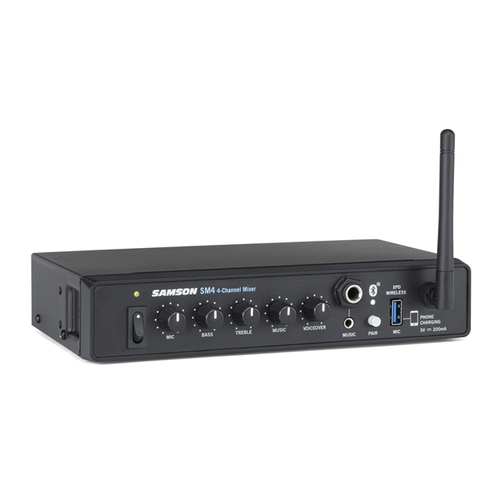 Samson Audio : 4 channel mixer with Bluetooth and XPD input.
