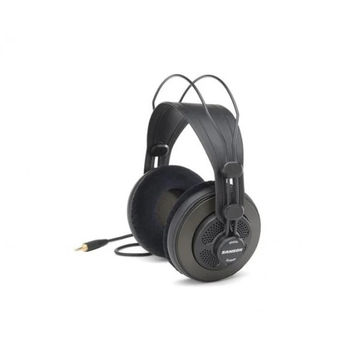 Samson SR850 Professional Studio Reference Headphones - 2 Pack with Self-Adjusting Headband and 50mm Dynamic Drivers