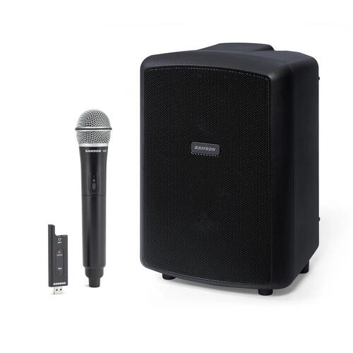 Samson Expedition EXPOLR Portable PA System 200w 8'' w/ Wireless Microphone, Bluetooth & Recharegable Battery