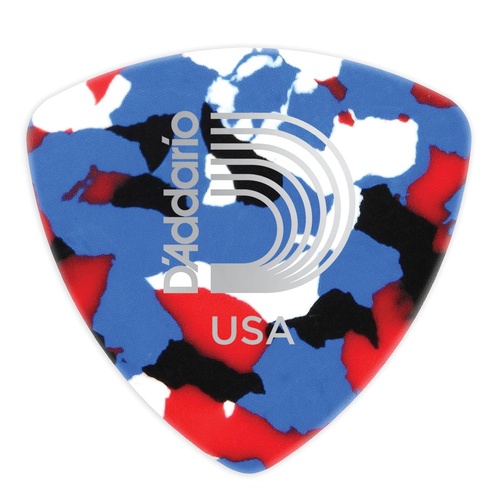 Planet Waves Multi-Color Celluloid Guitar Picks, 10 pack, Heavy, Wide Shape
