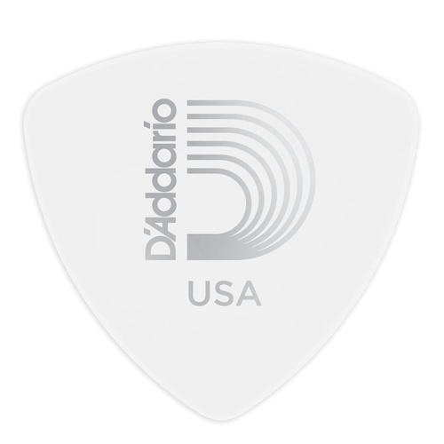 Planet Waves White-Color Celluloid Guitar Picks, 10 pack, Extra Heavy, Wide Shape