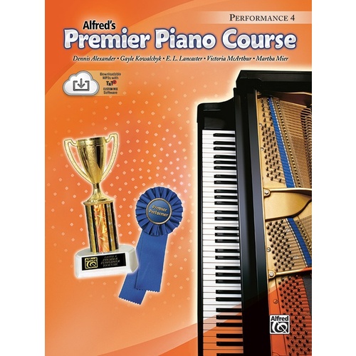 Premier Piano Course Performance 4 Book/CD