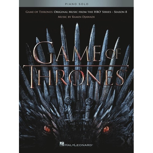 Game of Thrones Season 8 Piano Solo Songbook