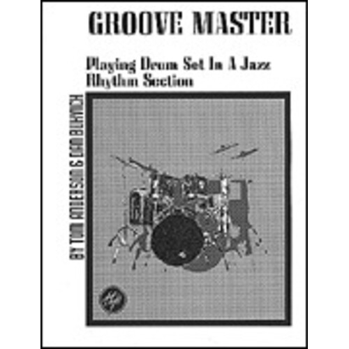 Groove Master Playing Drum Set In A Jazz Rhythm 
