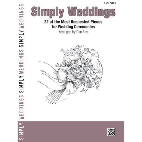 Simply Weddings Easy Piano Sheet Music for Intermediate Pianists