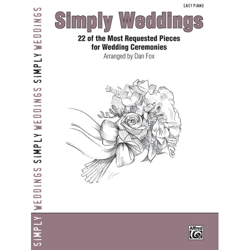 Simply Weddings Easy Piano Sheet Music for Intermediate Pianists