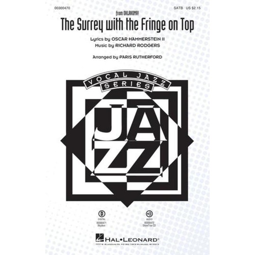 The Surrey With The Fringe On Top ShowTrax CD