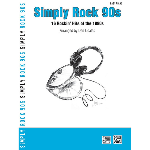 Simply Rock 90s Easy Piano Sheet Music - Coates - Alfred