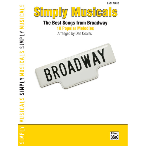Simply Musicals: Easy Piano Sheet Music Collection