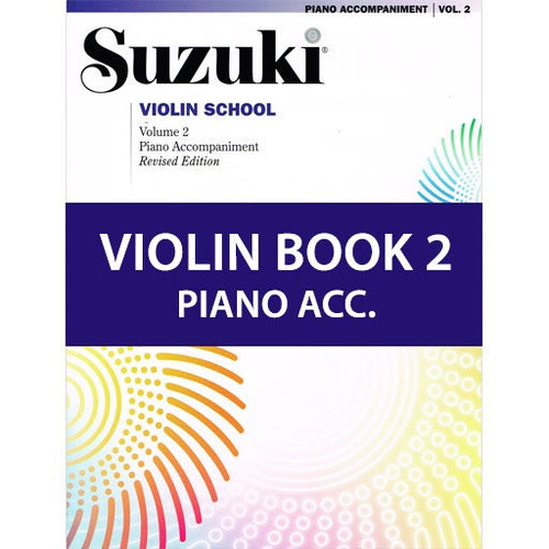 Suzuki Violin School Book Vol. 2 International Edition - Piano Accompaniment 30098