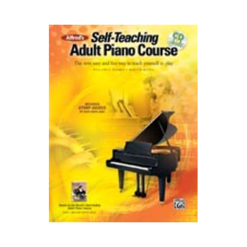 Alfred's Self-Teaching Adult Piano Course Book with CD
