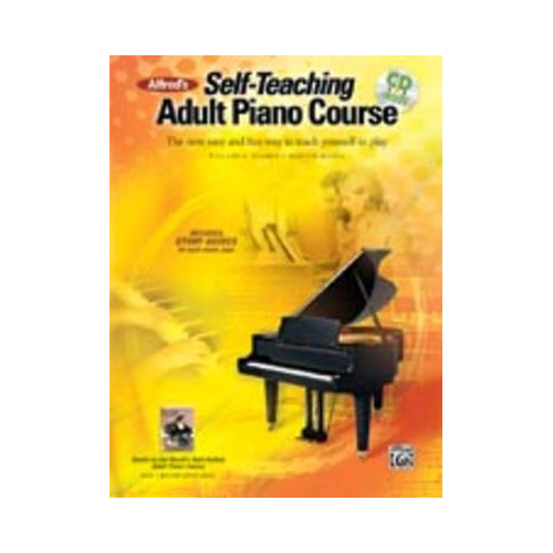 Alfred's Self-Teaching Adult Piano Course Book with CD