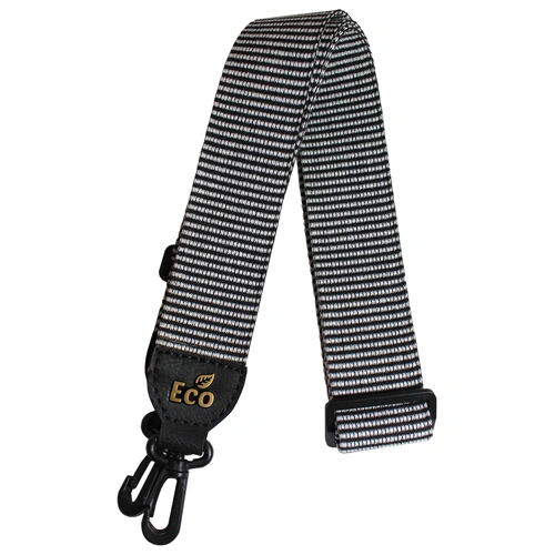 EcoStrap Banjo Strap - EcoBanjo BJ-06 Stripe - 100% Recyclable Cotton, Adjustable 33" to 59"