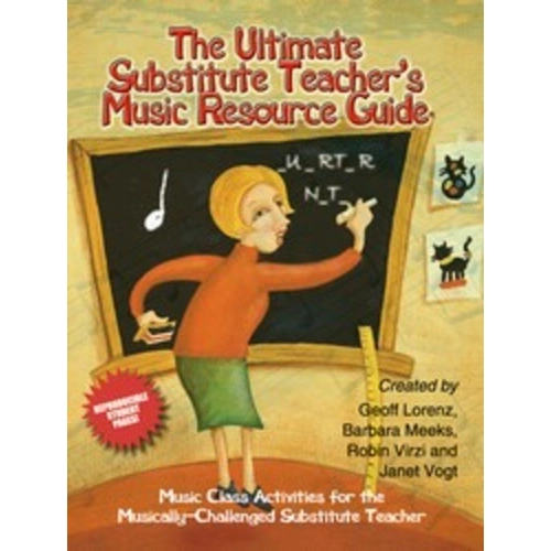 Ultimate Substitute Teacher's Music Resource Guide - 96 Pages, Classroom & Education