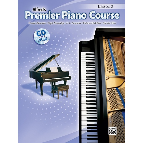 Premier Piano Course Lesson 3 Book/CD