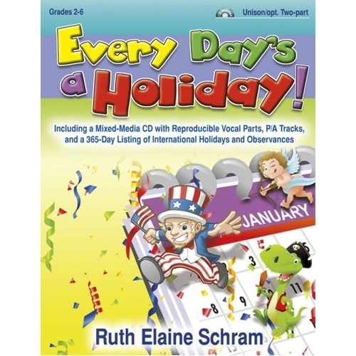 Every Days A Holiday Unison 2 Part Book CD
