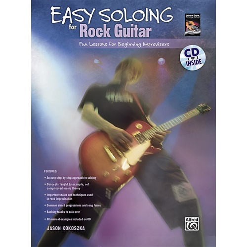 Easy Soloing For Rock Guitar Book/CD