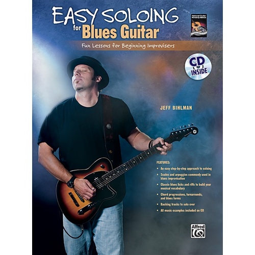 Easy Soloing For Blues Guitar Book & CD