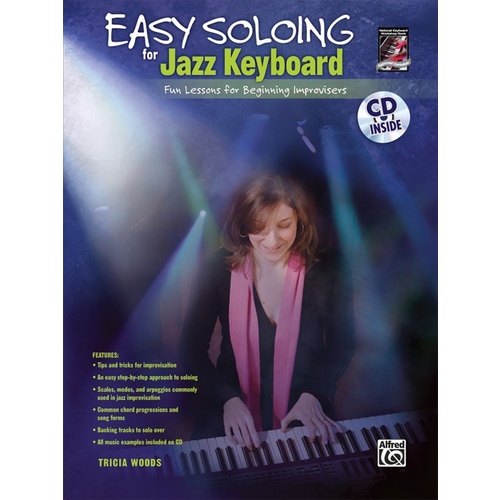 Easy Soloing For Jazz Keyboard Book/CD