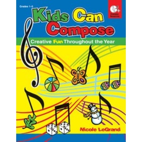 Kids Can Compose - Interactive Whiteboard Lessons for Classroom, 32 Pages, Engaging Manipulatives and Visual Aids, Grade 15