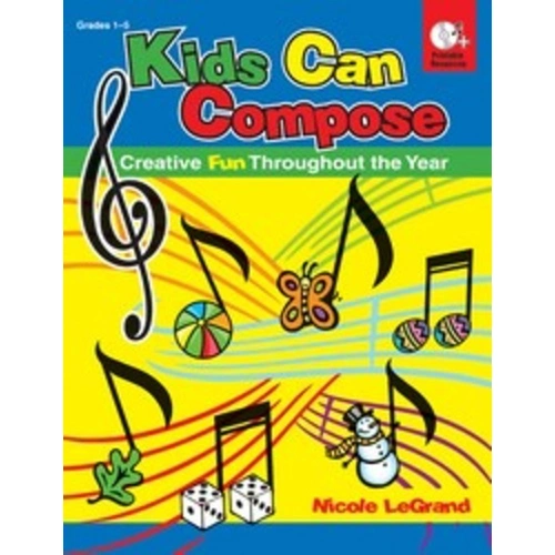 Kids Can Compose - Interactive Whiteboard Lessons for Classroom, 32 Pages, Engaging Melodies Creation for Grades 1-5