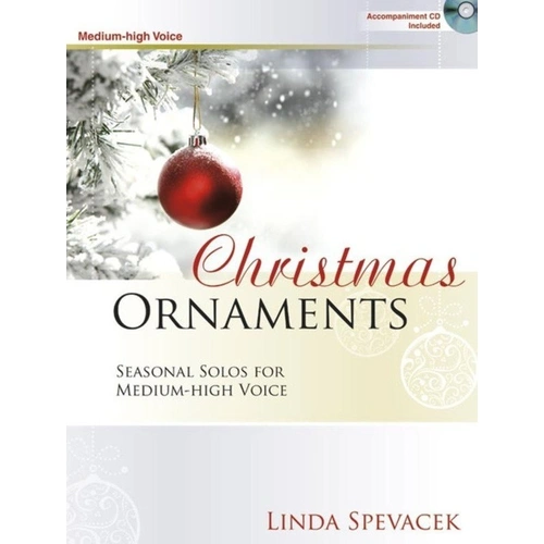 Christmas Ornaments Medium - High Voice Book and CD