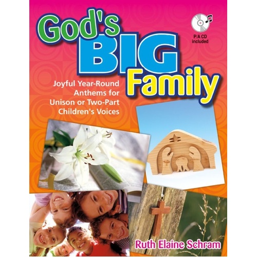 Gods Big Family Unison Or 2 Part Book/CD