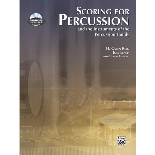 Scoring For Percussion Book & CDrom