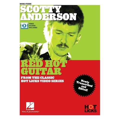 Scotty Anderson - Red Hot Guitar Book with Online Video Access
