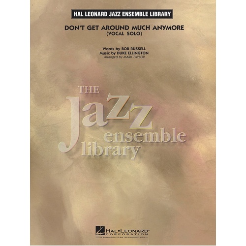 Dont Get Around Much Anymore VoJunior Ensemble 3-4 (Music Score/Parts)