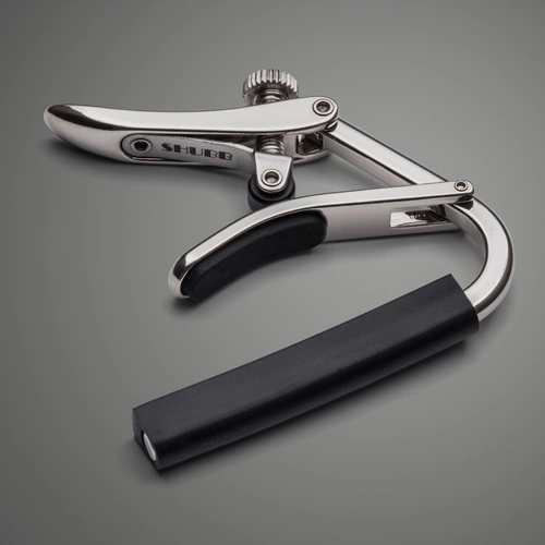 Shubb C3 Capo for 12-String Acoustic Guitar - Polished Nickel Finish