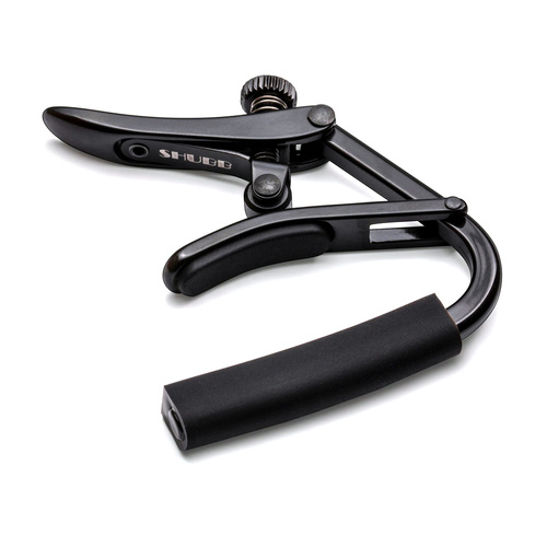 Shubb Electric Capo for 7.25 Inch Radius Guitars - Black Chrome