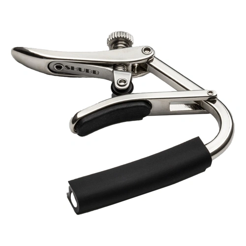 Shubb C4 Electric Guitar Capo for 7.25 Radius - Polished Nickel Finish